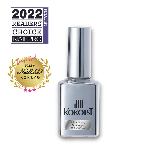 KOKOIST Ultra Glossy Non Wipe Top Coat Gel 15ml